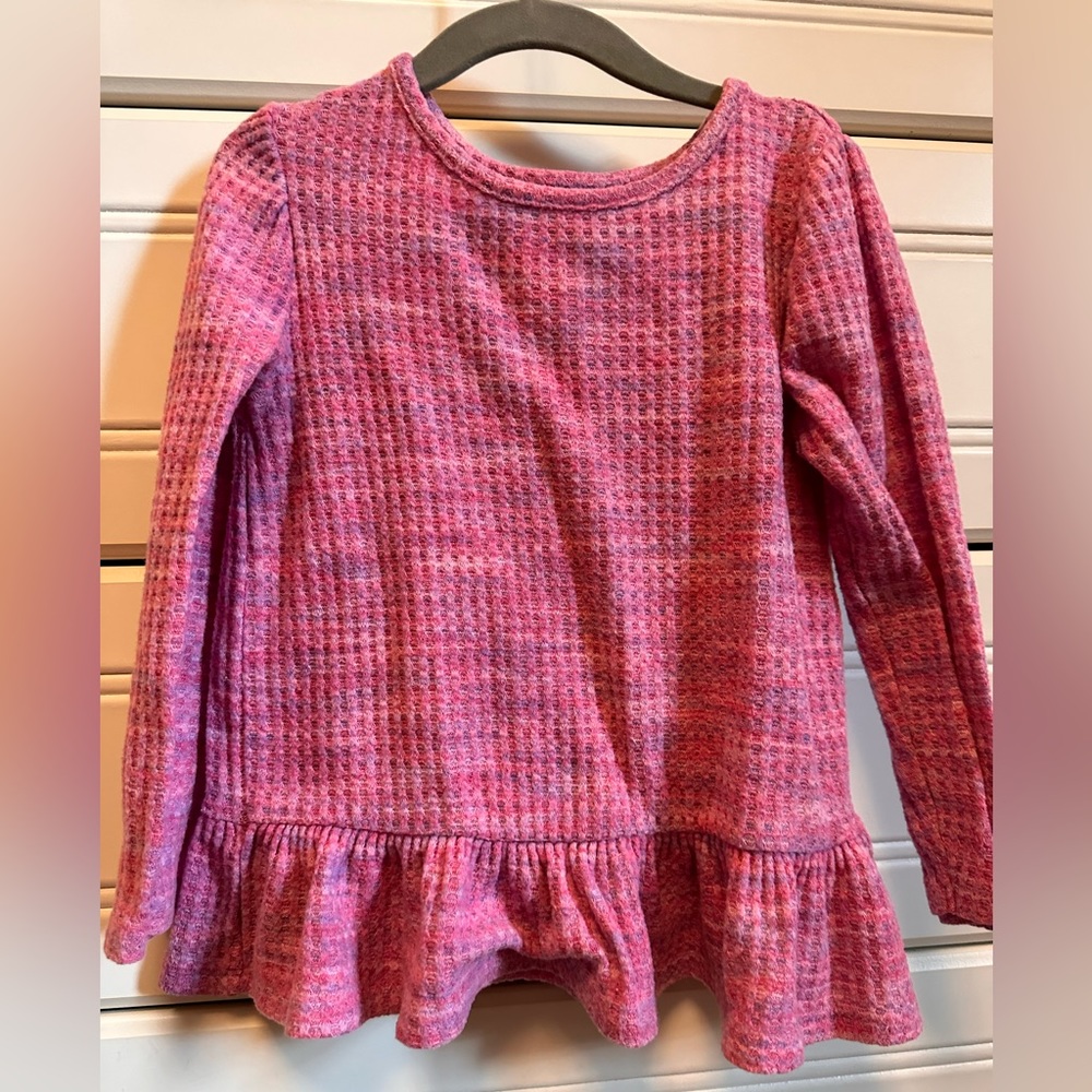 Pink and Purple Cat & Jack Waffle Short